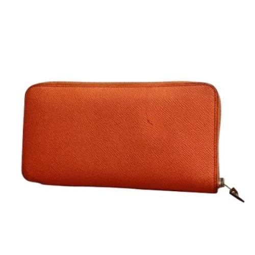 Hermès Vintage Pre-owned Laeder plnbcker Orange, Dam