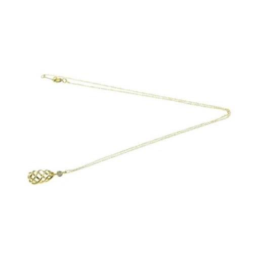 Tiffany & Co. Pre-owned Pre-owned Guld halsband Yellow, Dam