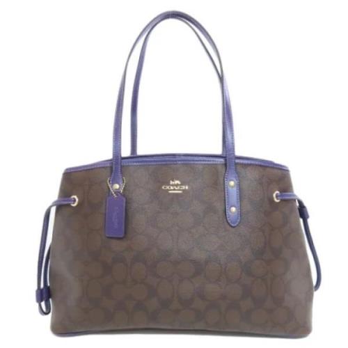 Coach Pre-owned Pre-owned Plast axelremsvskor Purple, Dam