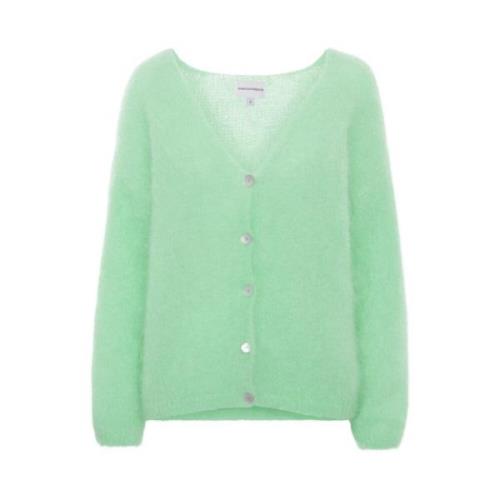 American Dreams Batikinspirerad Cornelia Cardigan i Mintgrön Green, Da...