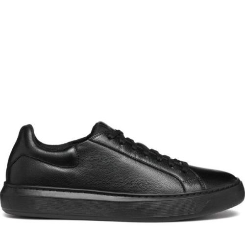 Geox Svarta Fritidssneakers för Män Black, Herr