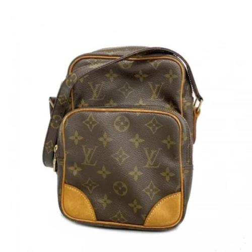 Louis Vuitton Vintage Pre-owned Tyg louis-vuitton-vskor Brown, Dam