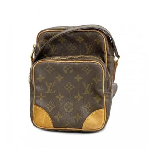 Louis Vuitton Vintage Pre-owned Tyg louis-vuitton-vskor Brown, Dam