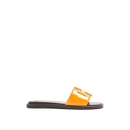 Tory Burch Klassiska Ciabatta Loafers för Män Orange, Dam