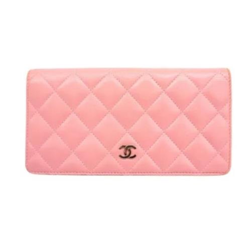 Chanel Vintage Pre-owned Laeder plnbcker Pink, Dam