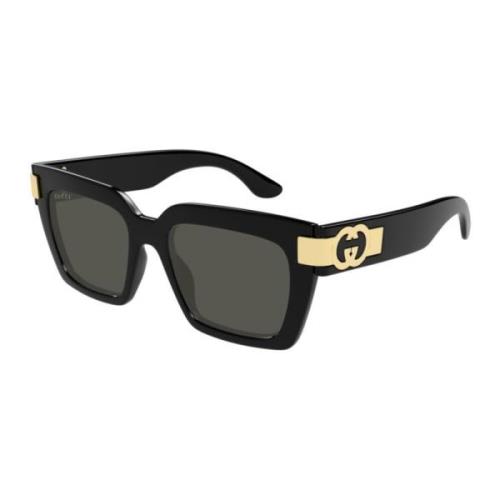 Gucci Stiliga solglasögon för vardagsbruk Black, Unisex