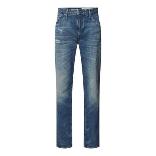 Armani Exchange Denim Klassiska Femficksjeans Blue, Herr