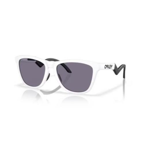 Oakley Sportiga solglasögon med unik design White, Unisex