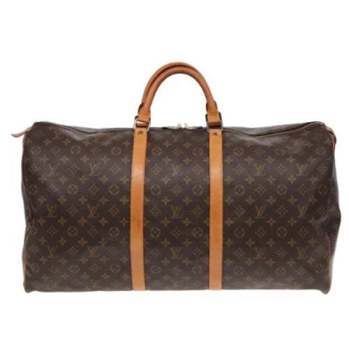 Louis Vuitton Vintage Pre-owned Canvas handvskor Brown, Dam