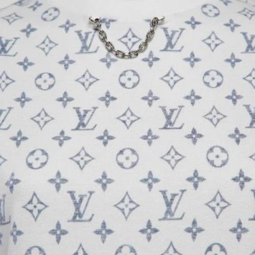 Louis Vuitton Vintage Pre-owned Tyg toppar White, Dam