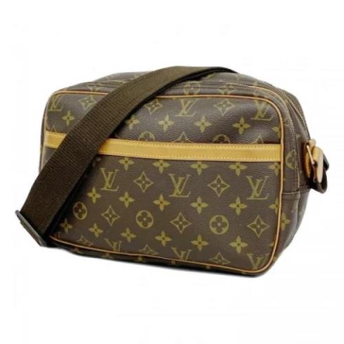 Louis Vuitton Vintage Pre-owned Tyg louis-vuitton-vskor Brown, Dam