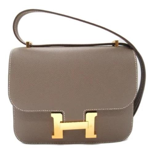 Hermès Vintage Pre-owned Laeder crossbodyvskor Brown, Dam