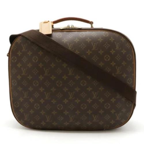 Louis Vuitton Vintage Pre-owned Canvas handvskor Brown, Dam