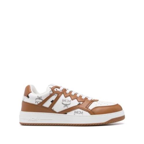 MCM Kornläder Sneakers Brun Brown, Herr