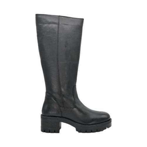 CafèNoir Svarta Ankelboots Xp1441 Black, Dam