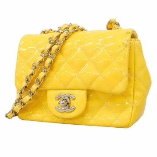 Chanel Vintage Pre-owned Laeder chanel-vskor Yellow, Dam