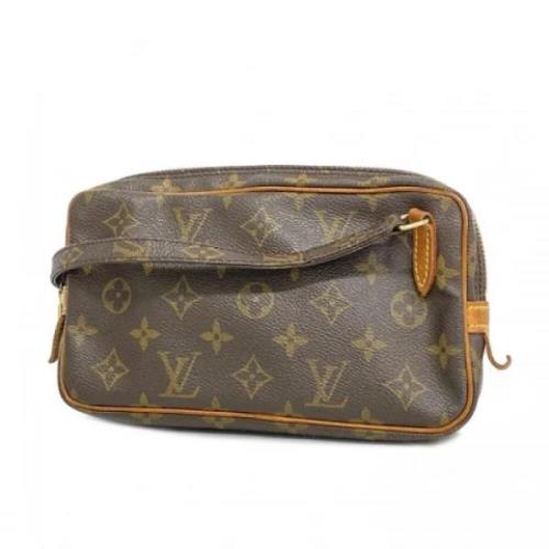 Louis Vuitton Vintage Pre-owned Tyg louis-vuitton-vskor Brown, Dam