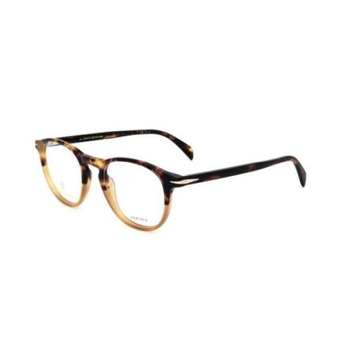 Eyewear by David Beckham Klassiska Svarta Solglasögon Brown, Unisex