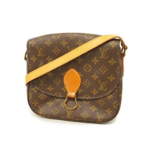 Louis Vuitton Vintage Pre-owned Tyg louis-vuitton-vskor Brown, Dam