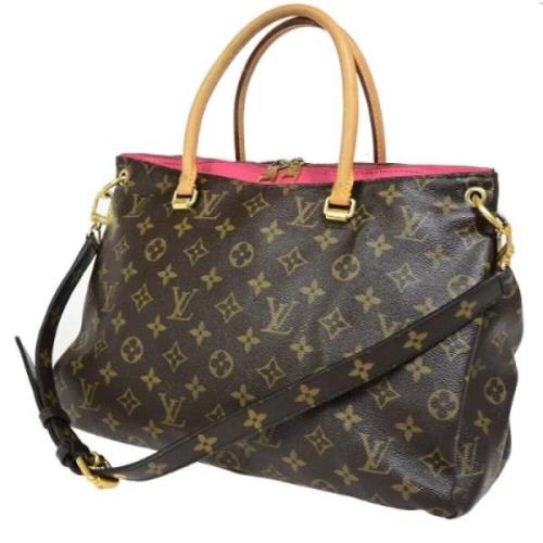 Louis Vuitton Vintage Pre-owned Canvas handvskor Brown, Dam