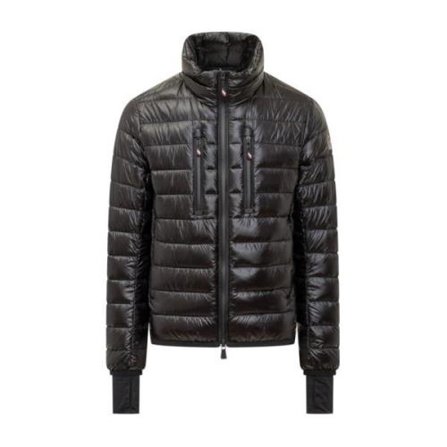 Moncler Svart Vadderad Jacka med AquaGuard Dragkedja Black, Herr