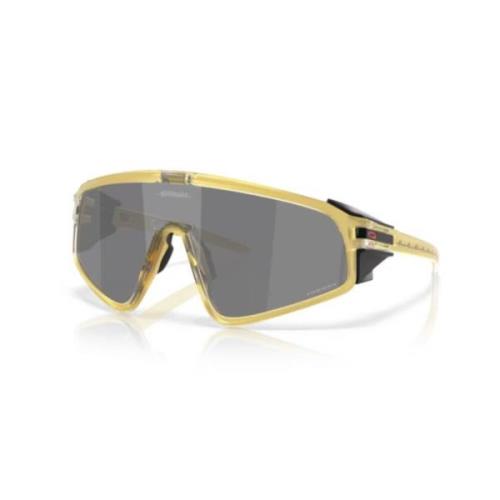 Oakley Sportiga solglasögon med unik design Yellow, Herr