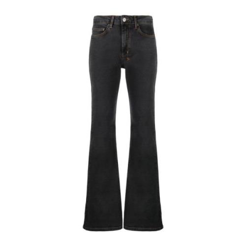 Ksubi Svart Raven Straight Jeans Black, Dam