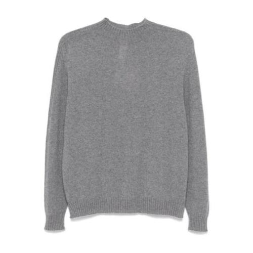 Twinset Mellan Grå Turtleneck Tröja Gray, Dam