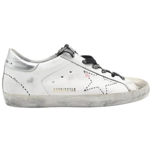 Golden Goose Vit Silverstjärna Sneakers White, Dam