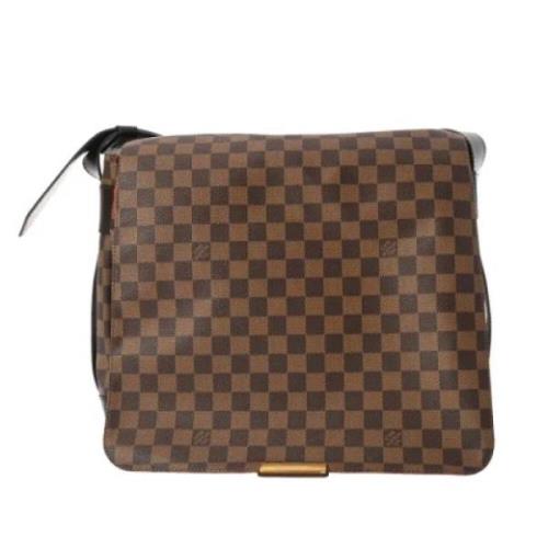 Louis Vuitton Vintage Pre-owned Canvas axelremsvskor Brown, Dam