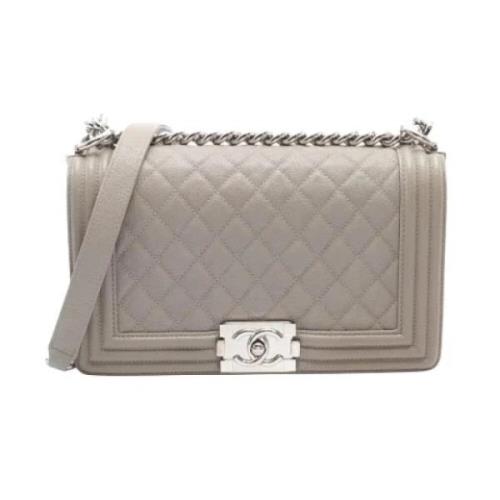 Chanel Vintage Pre-owned Laeder chanel-vskor Beige, Dam