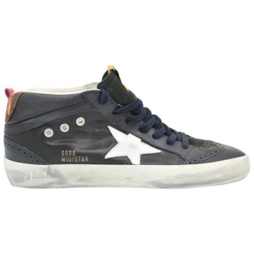 Golden Goose Midstar Dark Brown White Sneakers Gray, Dam