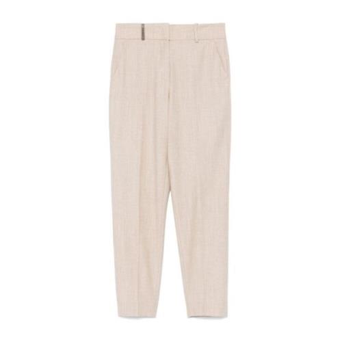 Peserico Stiliga Panta 944C Byxor Beige, Dam