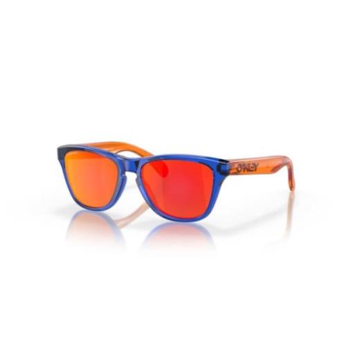 Oakley Sportiga solglasögon för utomhusaktiviteter Blue, Unisex