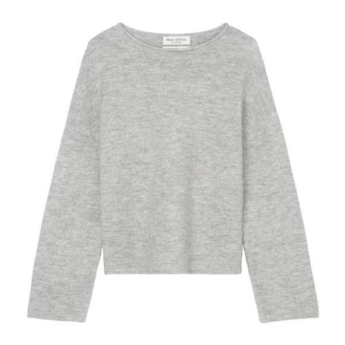 Marc O'Polo Stickad tröja i oversized Gray, Dam