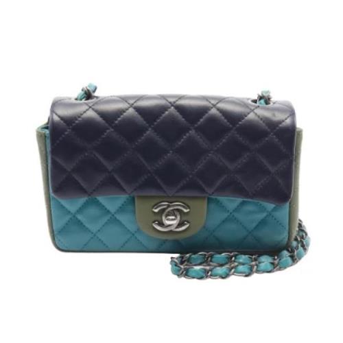 Chanel Vintage Pre-owned Laeder chanel-vskor Blue, Dam