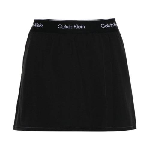 Calvin Klein Svart Sportkjol Black, Dam