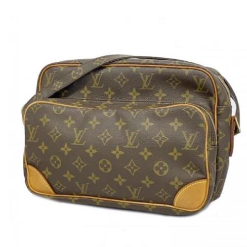 Louis Vuitton Vintage Pre-owned Tyg louis-vuitton-vskor Brown, Dam