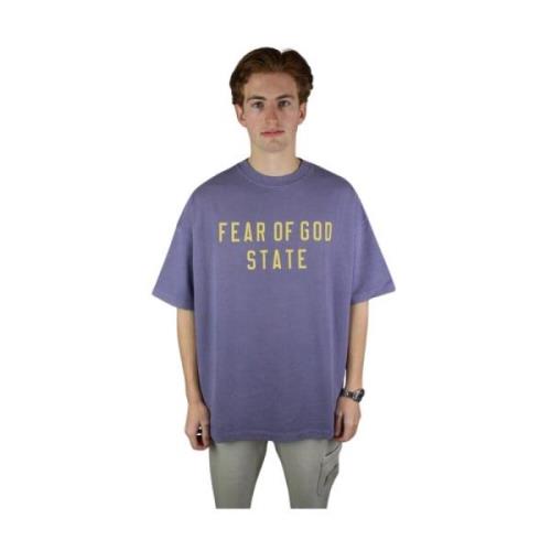 Fear Of God Lavendel Heavy Crewneck Tee Purple, Herr