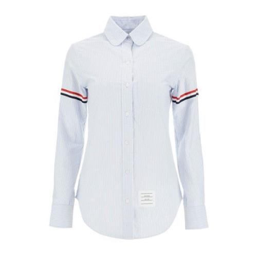 Thom Browne Klassisk Oxford Bomullsskjorta Blue, Dam