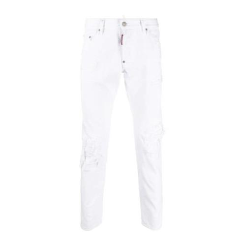 Dsquared2 Slim-fit Jeans i Denim White, Herr