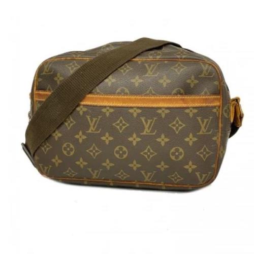 Louis Vuitton Vintage Pre-owned Tyg louis-vuitton-vskor Brown, Dam