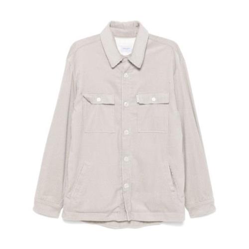 Family First Corduroy Button-Up Skjorta Grå Gray, Herr