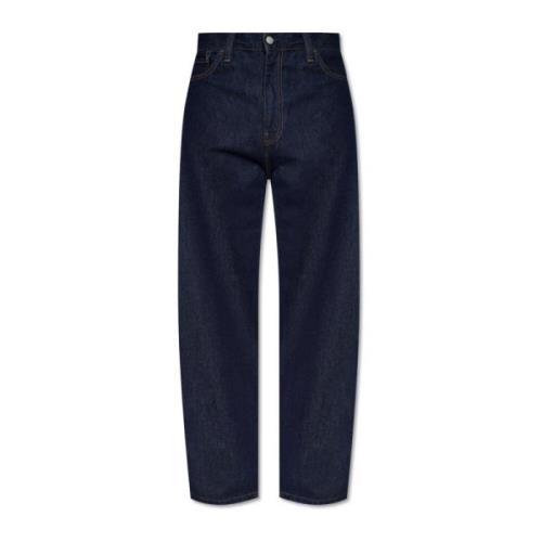 Carhartt Wip Jeans med logotyp Blue, Herr