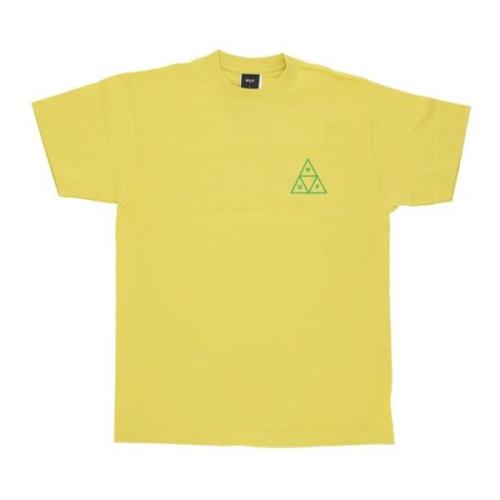 HUF Triangel Tee Kaktusblomma Kortärmad Yellow, Herr