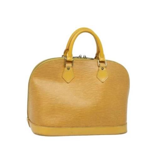 Louis Vuitton Vintage Pre-owned Laeder handvskor Yellow, Dam