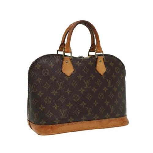 Louis Vuitton Vintage Pre-owned Canvas handvskor Brown, Dam