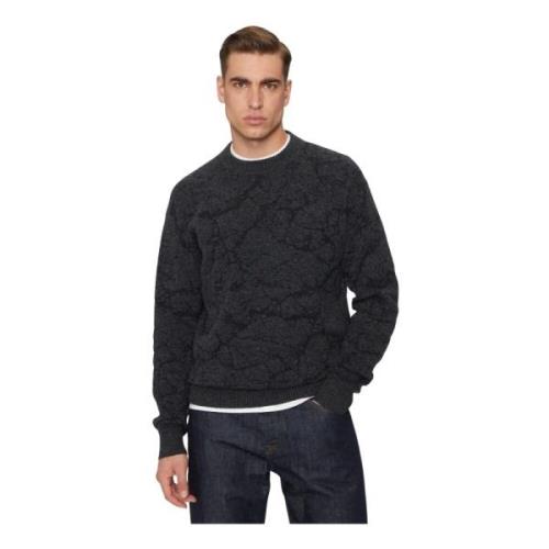 Hugo Boss Svart Sweater Kollektion Black, Herr