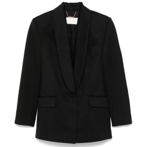 Zimmermann Illustration Tux Jacket Svart Black, Dam