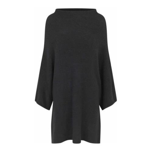 Masai Elegant Stickad Topp Svart Black, Dam